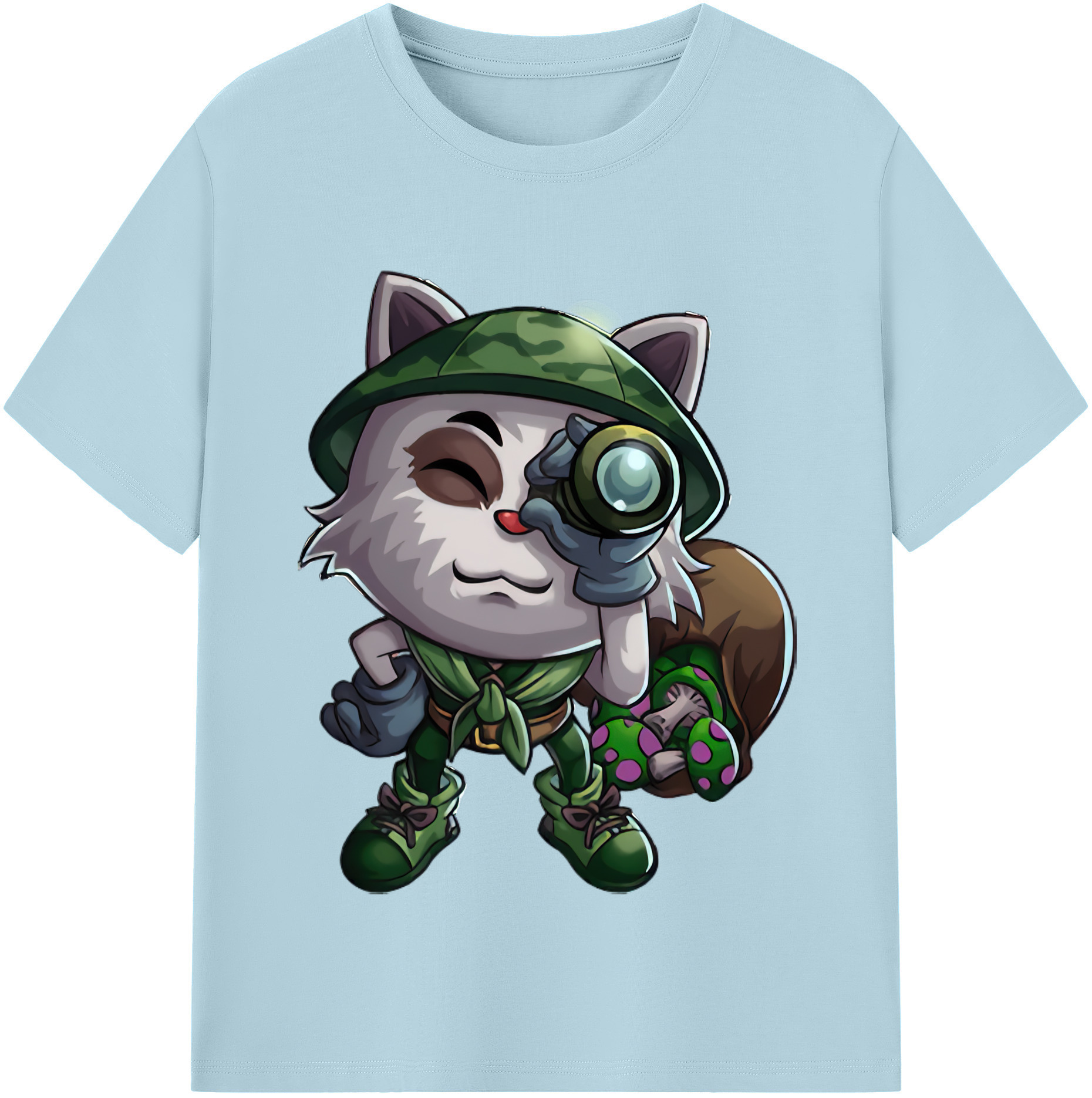 リーグ・オブ・レジェンド League of Legends LOL 綿100％半袖Tシャツ（フロントプリント）